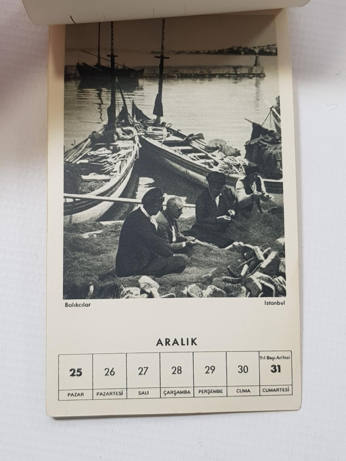 ZİYAD EBÜZZİYA 1949 TARİHLİ HAFTALIK TAKVİM