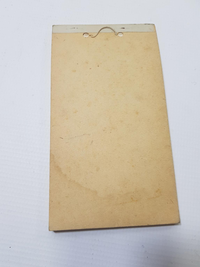 ZİYAD EBÜZZİYA 1949 TARİHLİ HAFTALIK TAKVİM