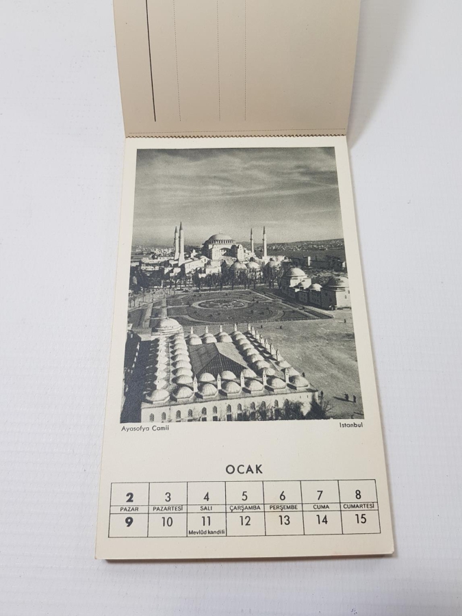 ZİYAD EBÜZZİYA 1949 TARİHLİ HAFTALIK TAKVİM