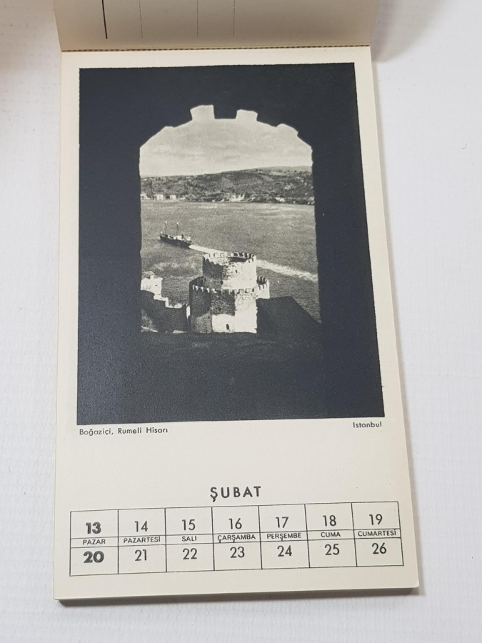 ZİYAD EBÜZZİYA 1949 TARİHLİ HAFTALIK TAKVİM