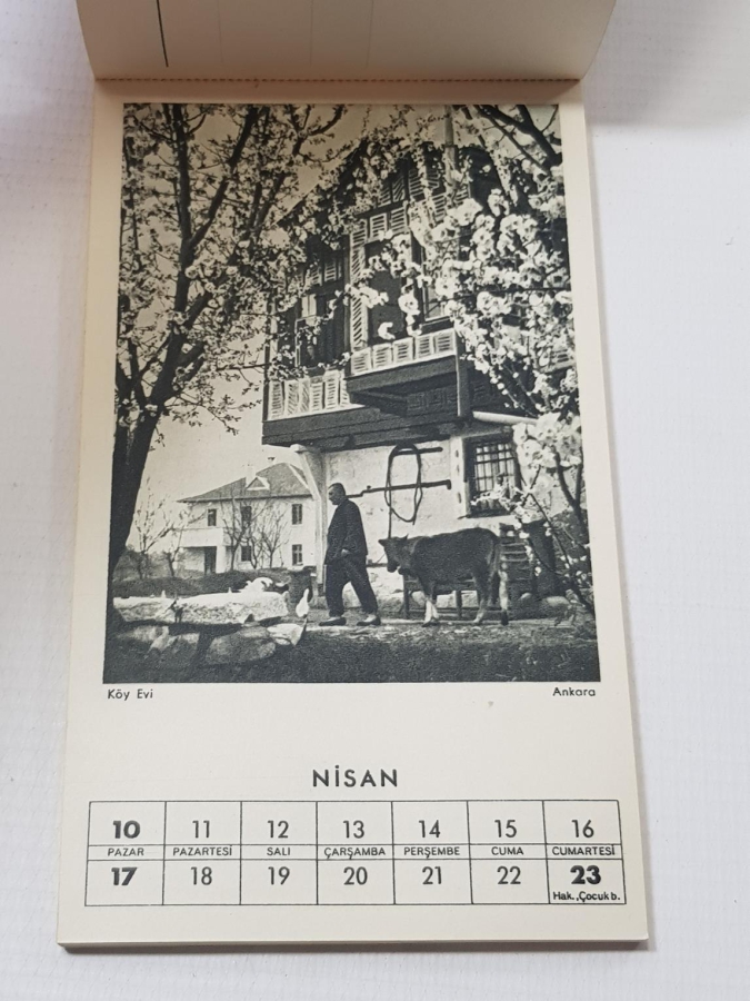 ZİYAD EBÜZZİYA 1949 TARİHLİ HAFTALIK TAKVİM