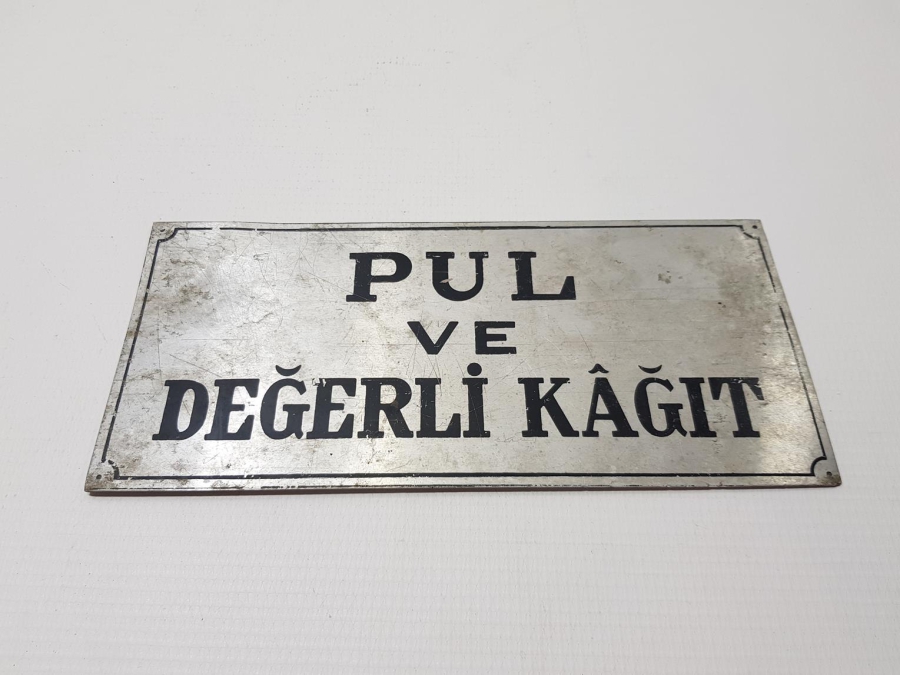 ANTİKA PUL VE DEĞERLİ KAĞIT TABELASI