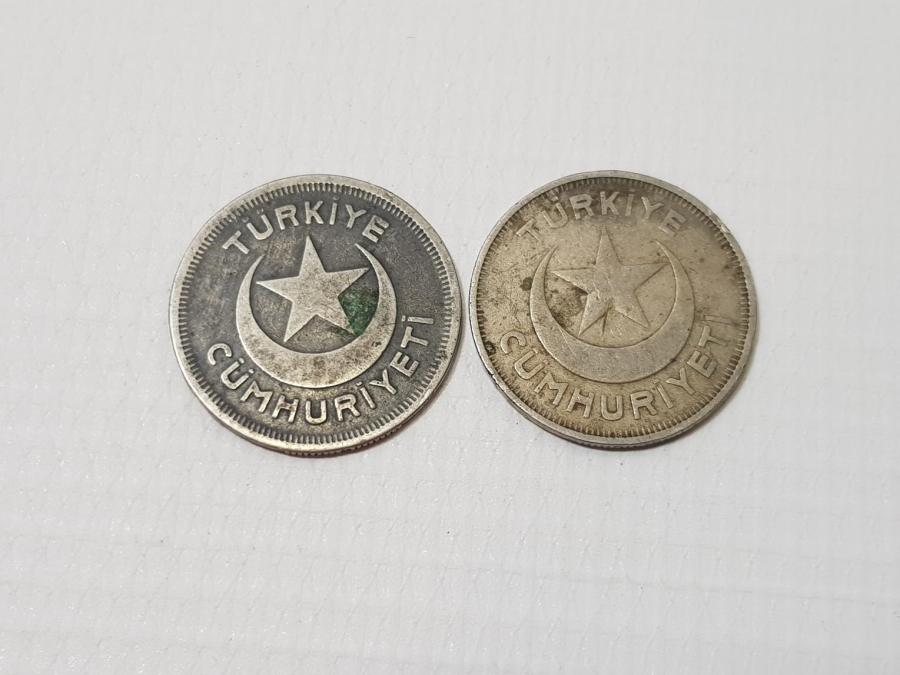 1936 VE 1940 TARİHLİ NADİR 10 KURUŞ