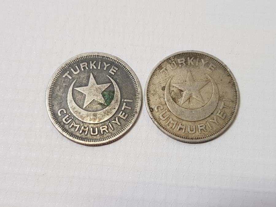 1936 VE 1940 TARİHLİ NADİR 10 KURUŞ