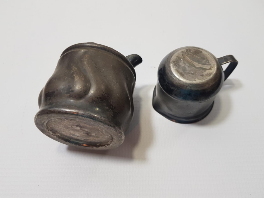 ANTİKA GÜMÜŞ KAPLAMA SÜTLÜK TAKIMI