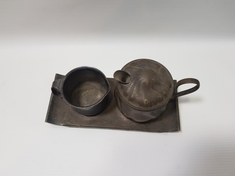 ANTİKA GÜMÜŞ KAPLAMA SÜTLÜK TAKIMI