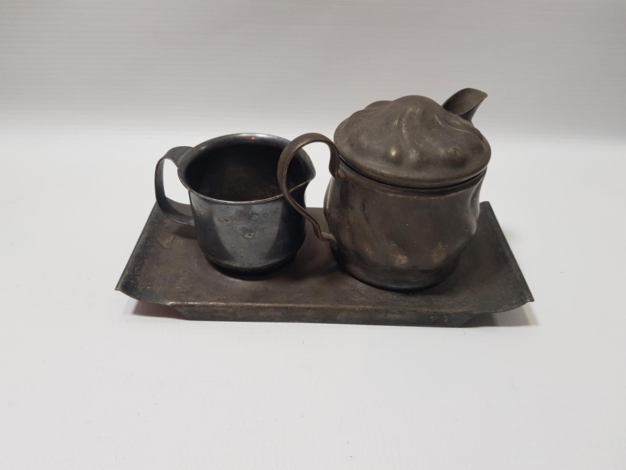 ANTİKA GÜMÜŞ KAPLAMA SÜTLÜK TAKIMI