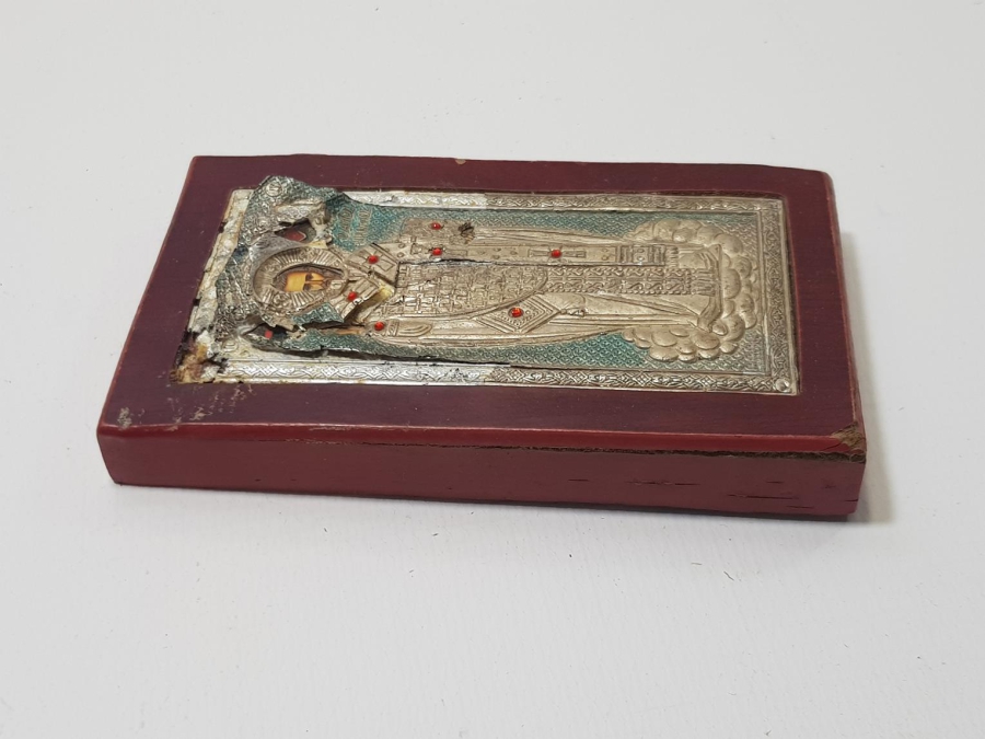 OSMANLI DÖNEMİ HRİSTİYAN İŞİ AHŞAP İKONA