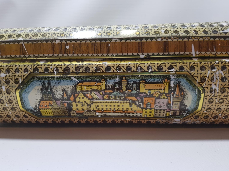 ANTİKA ALMAN BİSKÜVİ KUTUSU