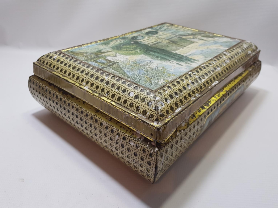 ANTİKA ALMAN BİSKÜVİ KUTUSU