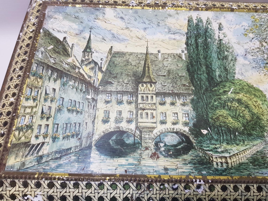 ANTİKA ALMAN BİSKÜVİ KUTUSU