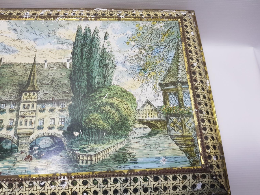 ANTİKA ALMAN BİSKÜVİ KUTUSU