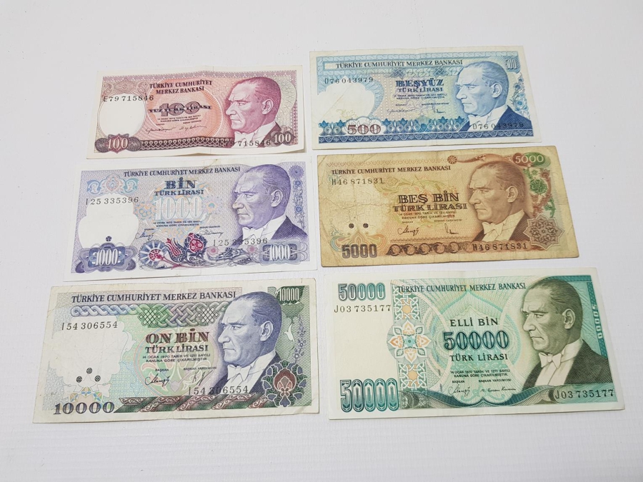 ANTİKA KAĞIT PARA LOTU