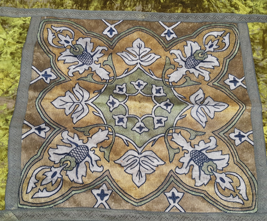 OSMANLI DÖNEMİ ERMENİ İŞİ KİLİSE SUNAK ÖRTÜSÜ