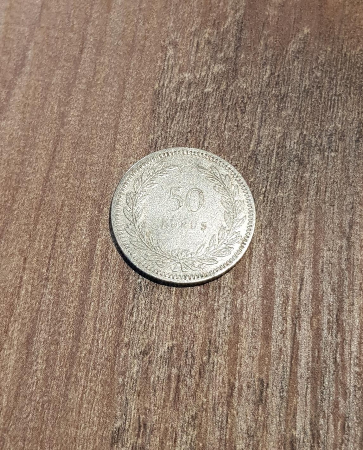 1947 GÜMÜŞ 50 KURUŞ