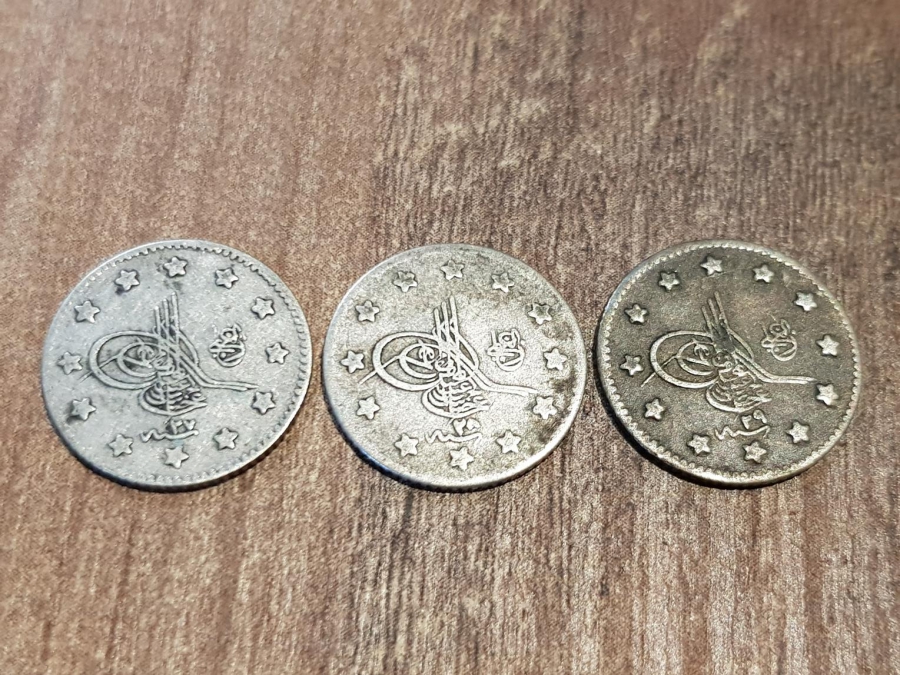 OSMANLI DÖNEMİ GÜMÜŞ 1 KURUŞ MECİDİYE LOTU