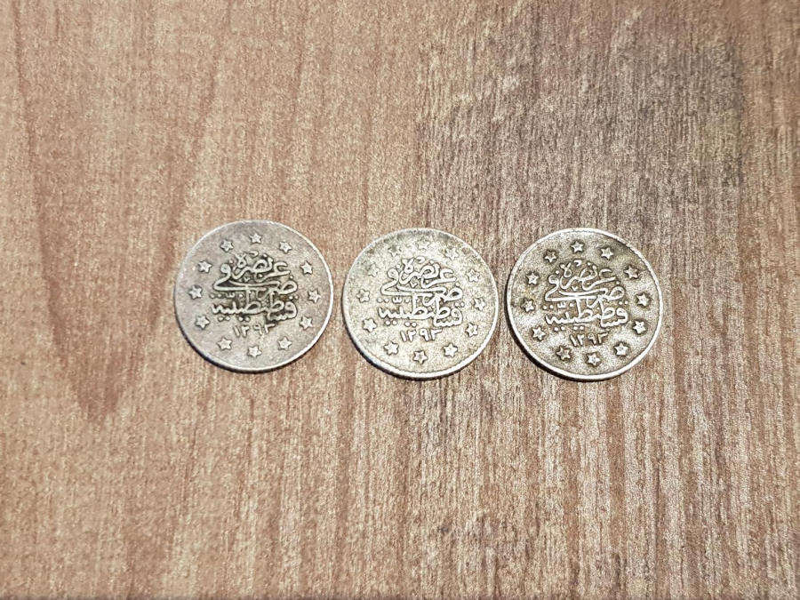 OSMANLI DÖNEMİ GÜMÜŞ 1 KURUŞ MECİDİYE LOTU