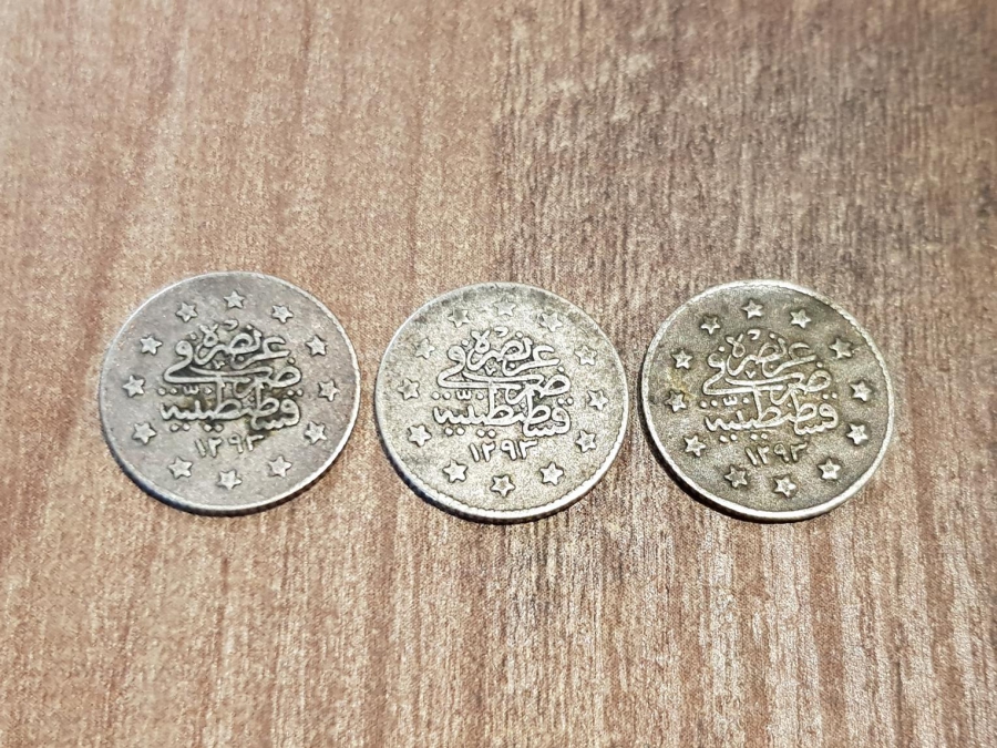 OSMANLI DÖNEMİ GÜMÜŞ 1 KURUŞ MECİDİYE LOTU