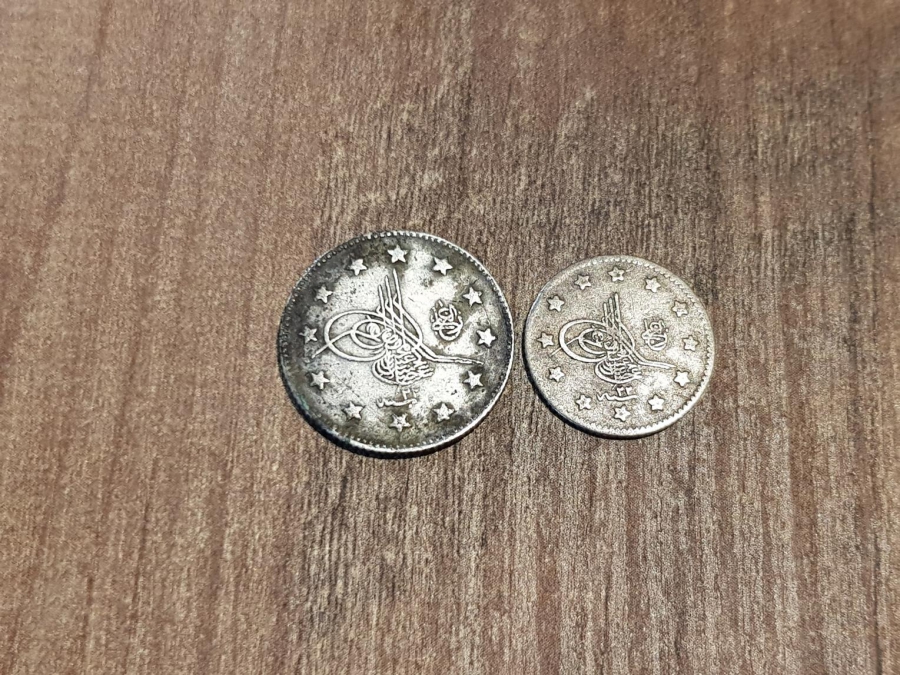 SULTAN ABDÜLHAMİD DÖNEMİ GÜMÜŞ 1 KURUŞ VE 2 KURUŞ LOTU