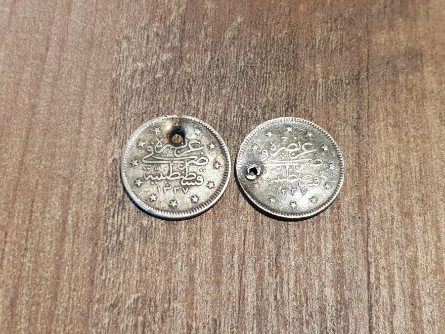 SULTAN MEHMED REŞAD DÖNEMİ GÜMÜŞ 2 KURUŞLAR