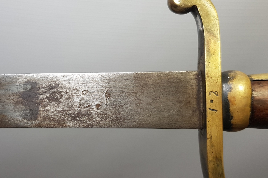 OSMANLI DÖNEMİ ALLAH BİZİMLE YAZILI NADİR BOYDA TOPÇU KILICI - TOPÇU SUBAYI'NIN SON SAVUNMA KILICI