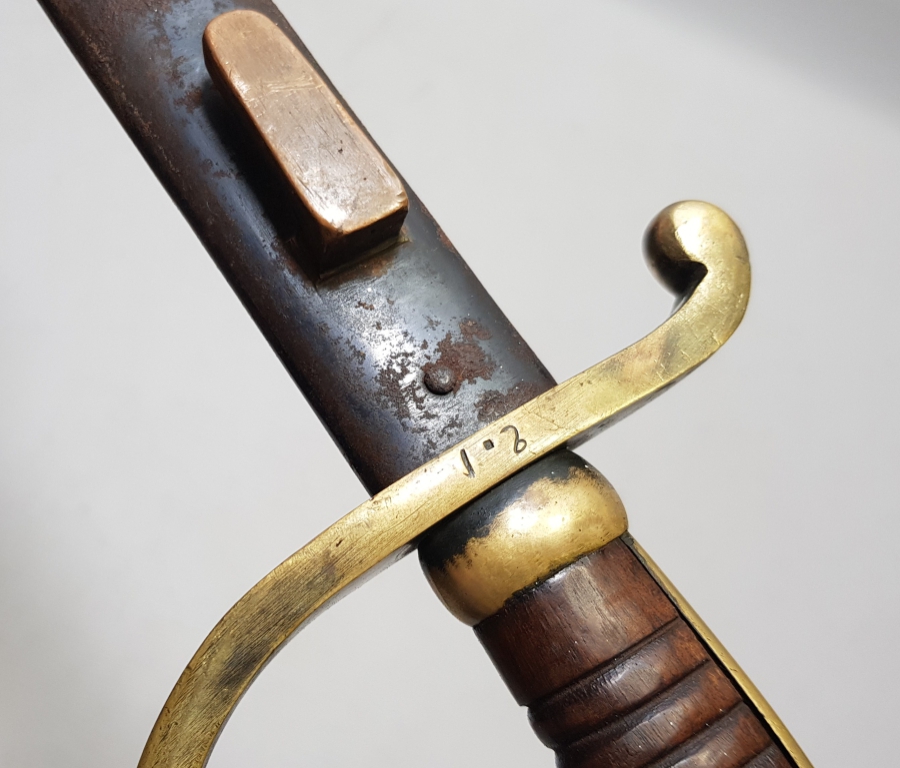 OSMANLI DÖNEMİ ALLAH BİZİMLE YAZILI NADİR BOYDA TOPÇU KILICI - TOPÇU SUBAYI'NIN SON SAVUNMA KILICI