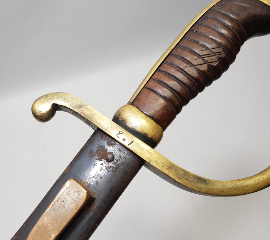 OSMANLI DÖNEMİ ALLAH BİZİMLE YAZILI NADİR BOYDA TOPÇU KILICI - TOPÇU SUBAYI'NIN SON SAVUNMA KILICI