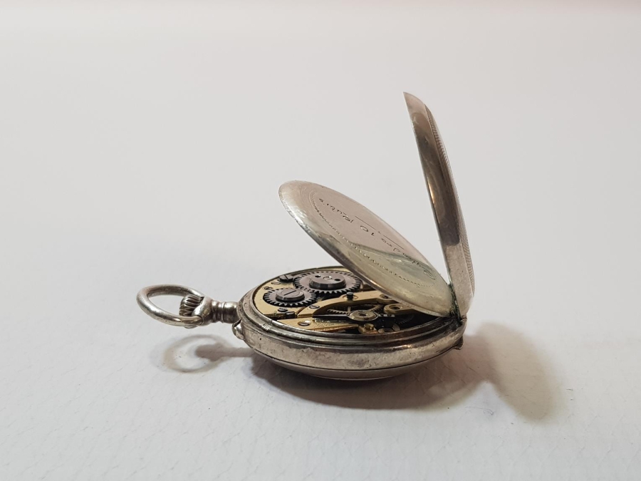 OSMANLI DÖNEMİ GÜMÜŞ ZENNE CEP SAATİ