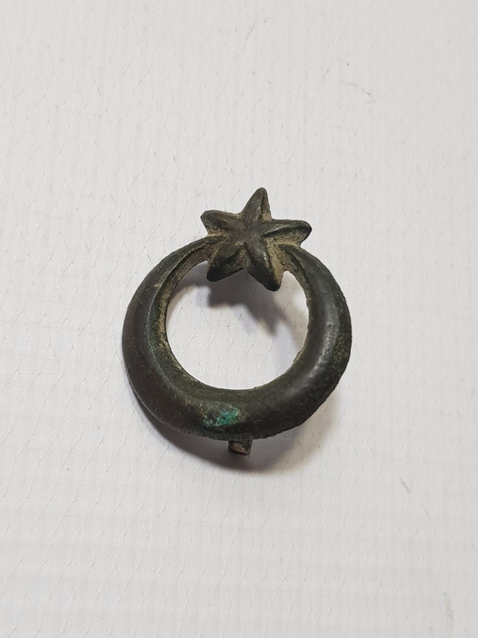 1. DÜNYA SAVAŞI OSMANLI SUBAY ŞAPKA KOKARTI