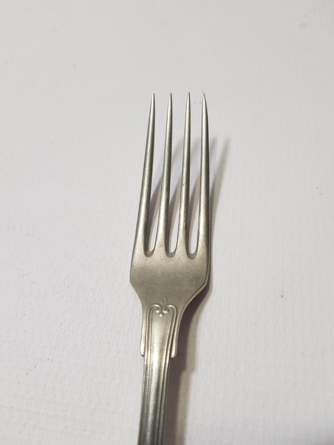 OSMANLI DÖNEMİ ASLANLAR PAZARI MAMULATI YAZILI ÇATAL TAKIMI