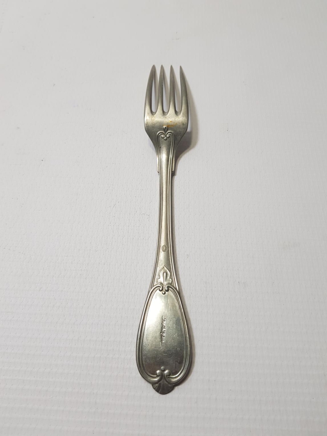 OSMANLI DÖNEMİ ASLANLAR PAZARI MAMULATI YAZILI ÇATAL TAKIMI