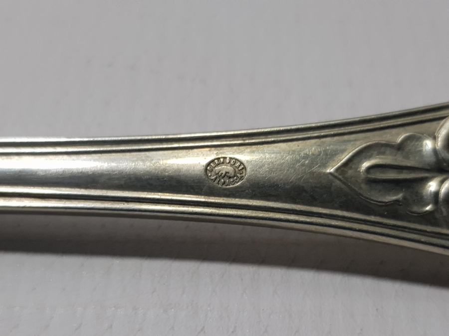 OSMANLI DÖNEMİ ASLANLAR PAZARI MAMULATI YAZILI ÇATAL TAKIMI