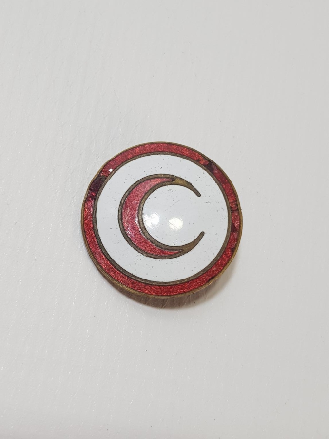 OSMANLI DÖNEMİ HİLAL-İ AHMER CEMİYETİ ROZETİ