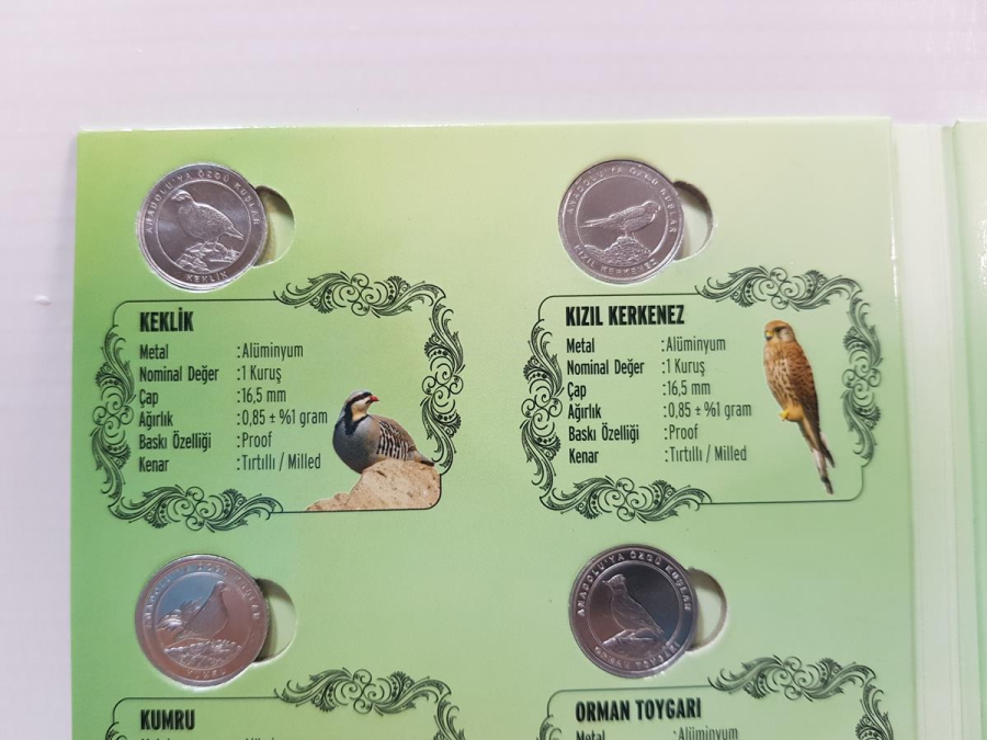 2020 ANADOLU'YA ÖZGÜ KUŞLAR HATIRA PARA SETİ