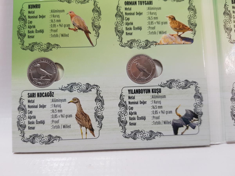 2020 ANADOLU'YA ÖZGÜ KUŞLAR HATIRA PARA SETİ