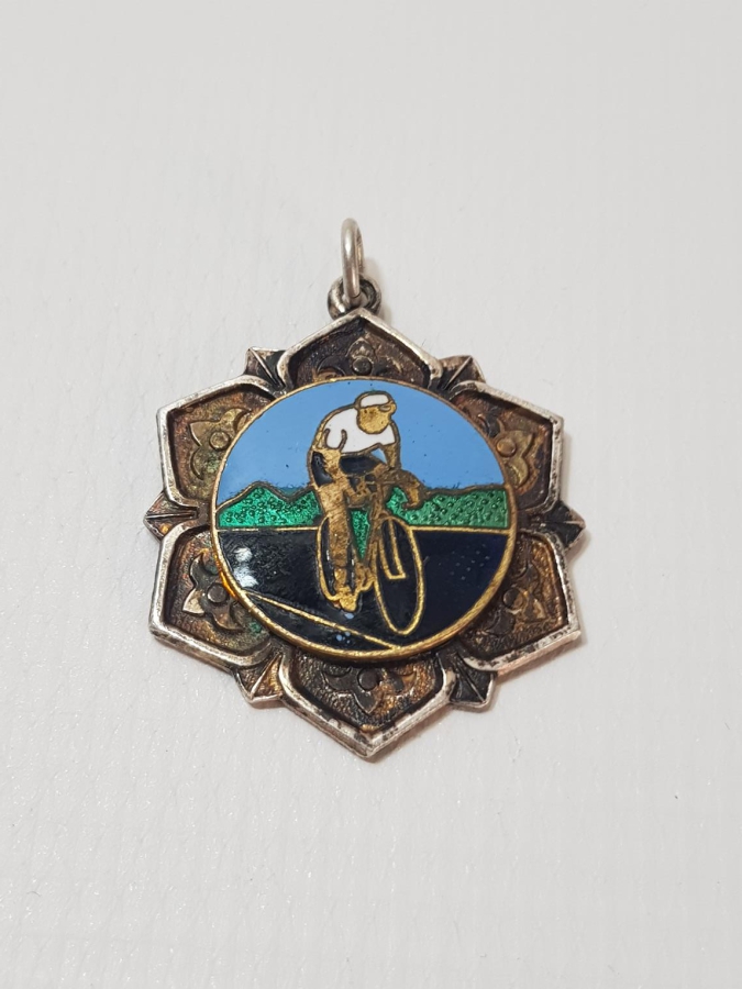 1972 GÜMÜŞ KAPLAMA BİSİKLET MADALYASI