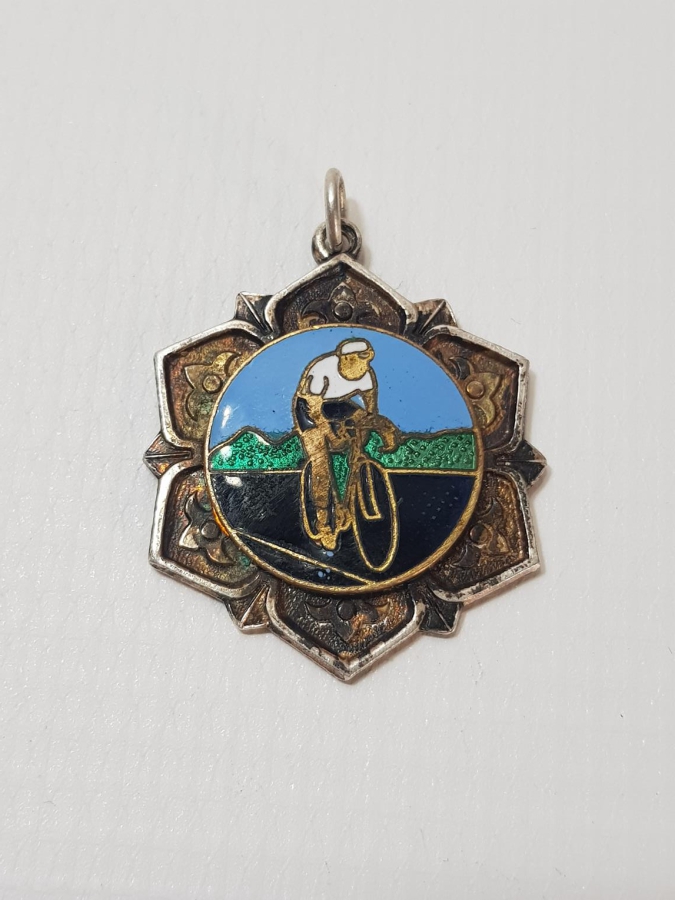 1972 GÜMÜŞ KAPLAMA BİSİKLET MADALYASI