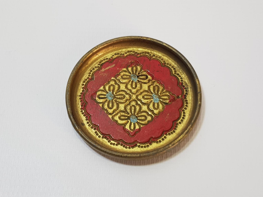 ANTİKA AHŞAP BARDAK ALTLIĞI