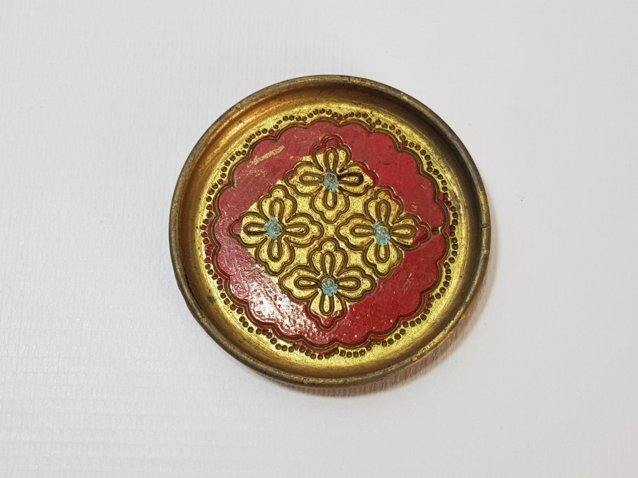 ANTİKA AHŞAP BARDAK ALTLIĞI