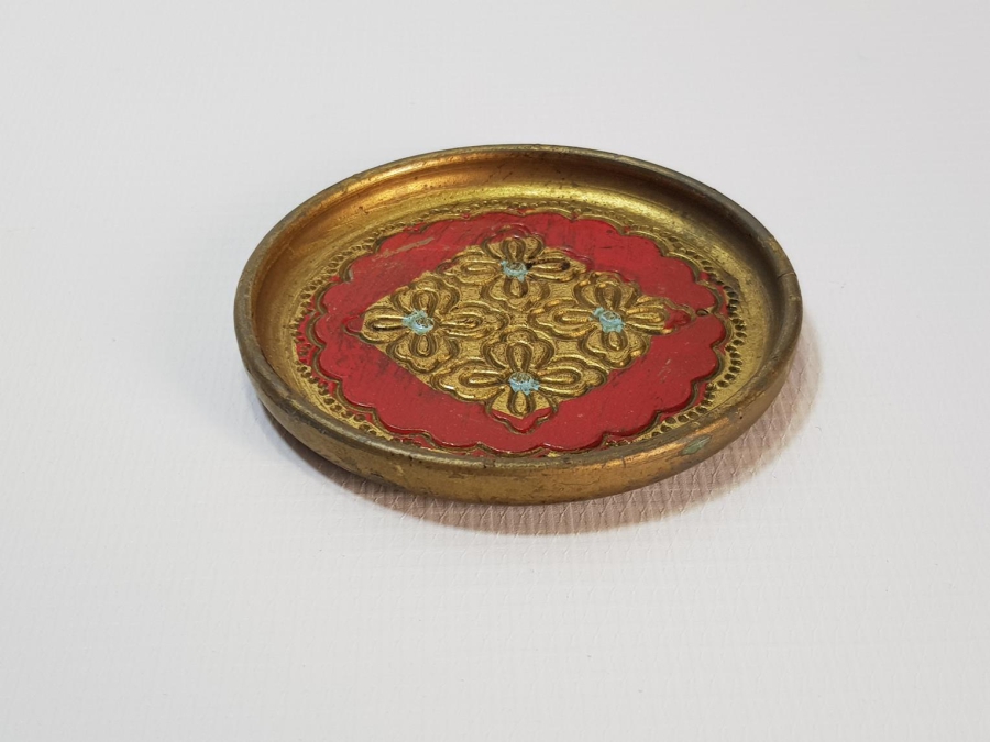 ANTİKA AHŞAP BARDAK ALTLIĞI