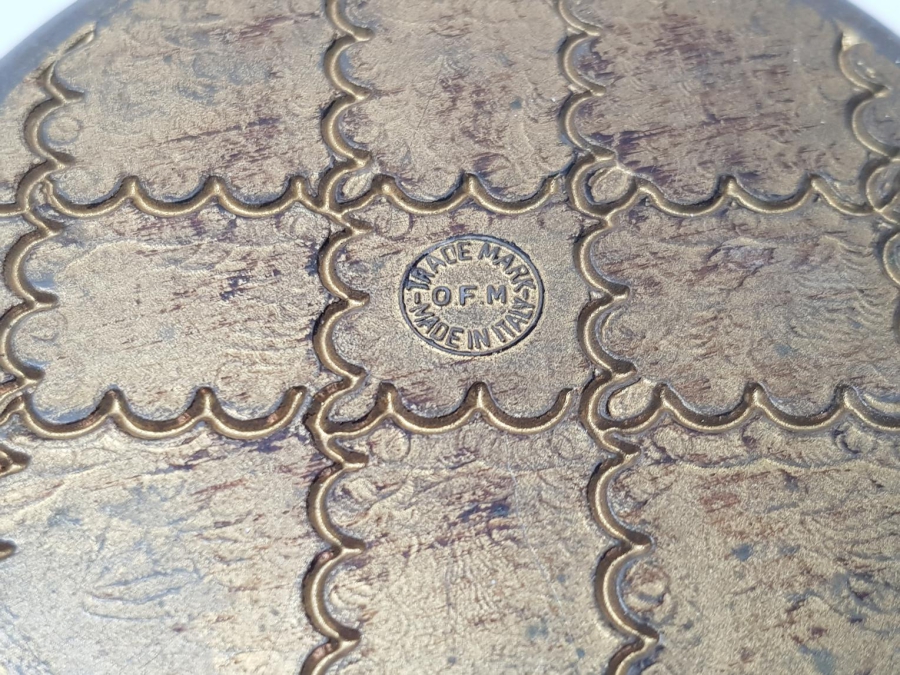 ANTİKA AHŞAP BARDAK ALTLIĞI