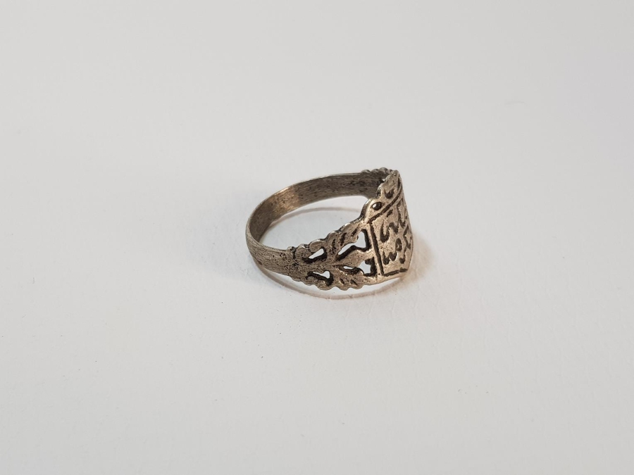 OSMANLI DÖNEMİ MEKKEİ MÜKERREME YAZILI GÜMÜŞ YÜZÜK