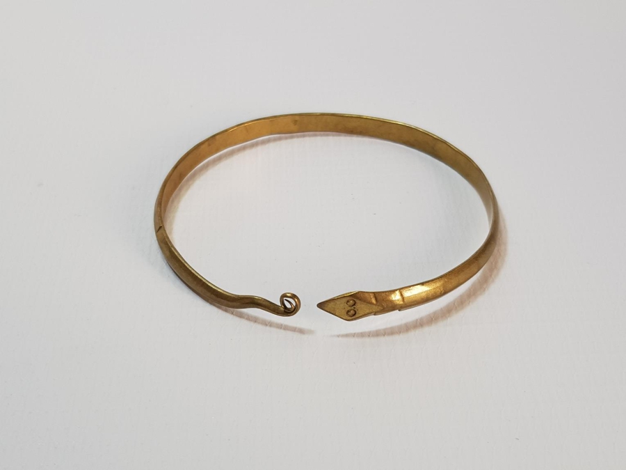 OSMANLI DÖNEMİ YILAN FORMLU RUM İŞİ PAZUBEND