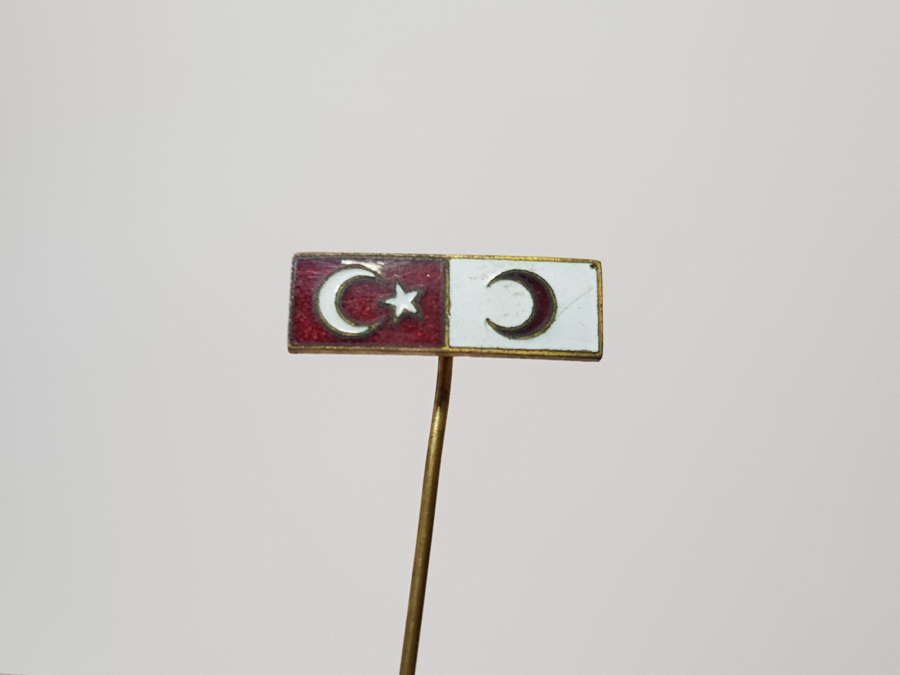 MİNELİ HİLAL-İ AHMER CEMİYETİ ROZETİ