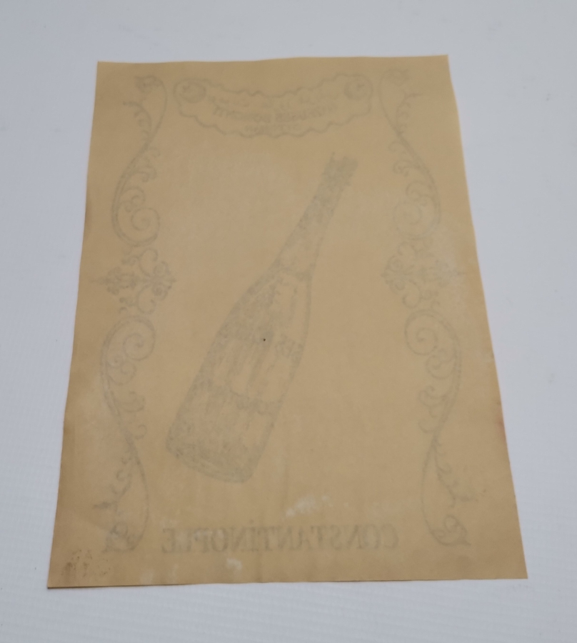 OSMANLI DÖNEMİ ÇOK NADİR BOMONTİ BİRA REKLAMI AFİŞİ