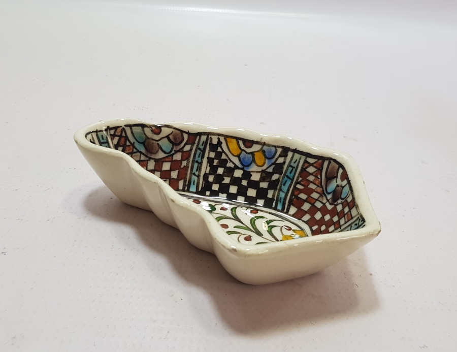 OSMANLI DÖNEMİ KUBBE FORMUNDA KÜTAHYA İŞİ İFTARİYELİK - HURMALIK