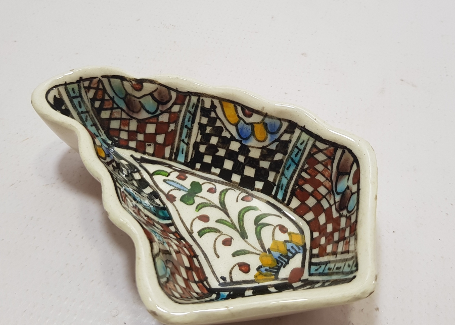 OSMANLI DÖNEMİ KUBBE FORMUNDA KÜTAHYA İŞİ İFTARİYELİK - HURMALIK