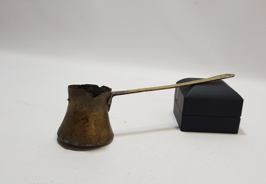 OSMANLI DÖNEMİ SÜLEYMANİYE İŞİ KAHVE CEZVESİ