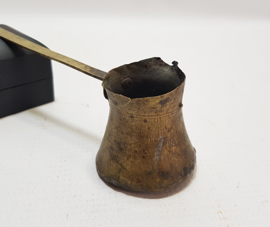 OSMANLI DÖNEMİ SÜLEYMANİYE İŞİ KAHVE CEZVESİ