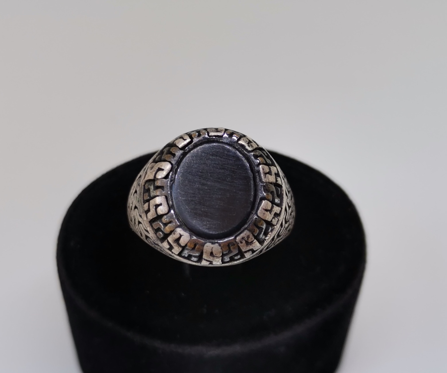 MİTOLOJİK FORMLU ÖZEL YAPIM GÜMÜŞ YÜZÜK